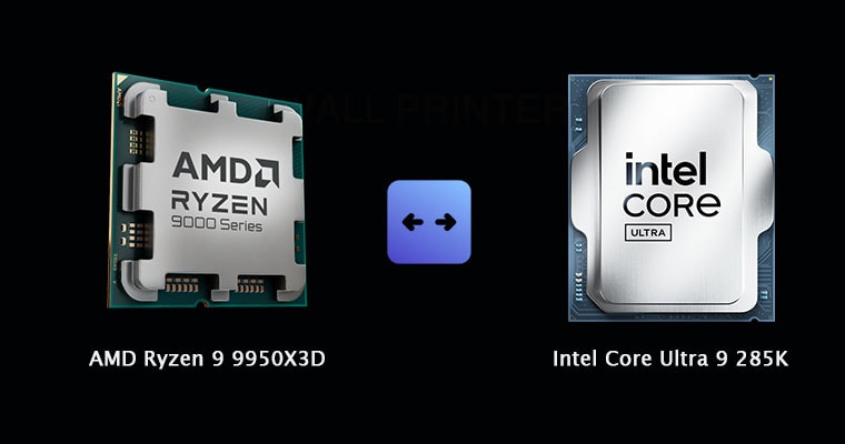 مقایسه پرچمدارن پردازش Intel Core Ultra 9 285K با AMD Ryzen 9 9950X3D مقایسه پرچمدارن پردازش Intel Core Ultra 9 285K با AMD Ryzen 9 9950X3D