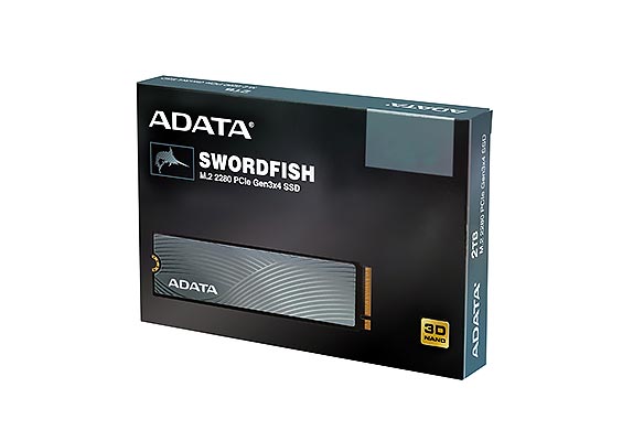 حافظه SSD اینترنال ای دیتا مدل SWORDFISH PCIe Gen3x4 M.2 2280 ظرفیت 250 گیگابایت