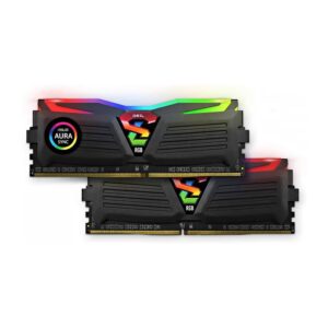 رم کامپیوتر ژل DDR4 سری Super Luce RGB دو کاناله 3200 مگاهرتز ظرفیت 32 گیگابایت
