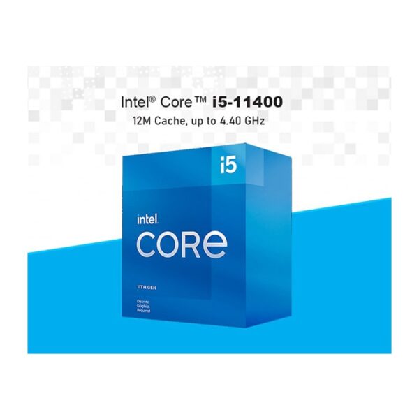 پردازنده اینتل مدل Core i5-11400 فرکانس 2.60 گیگاهرتز باکس