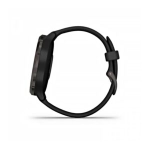 ساعت گارمین مدل Vivomove 3 Slate stainless steel bezel with black case and silicone band