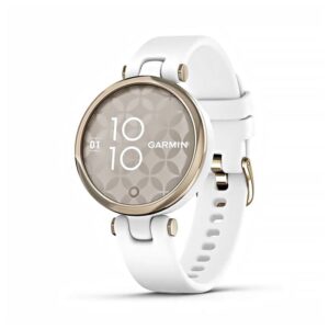 ساعت گارمین مدل Lily Cream Gold Bezel with White Case and Silicone Band