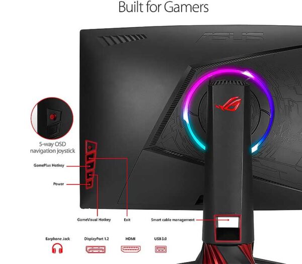 مانیتور ایسوس مدل ROG Strix XG32VQ سایز 32 اینچ