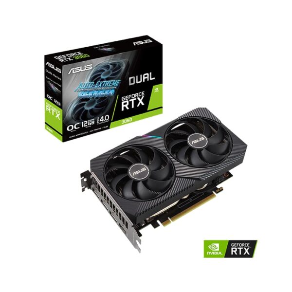 کارت گرافیک ایسوس مدل ‎ DUAL-RTX3060-O12Gحافظه 12 گیگابایت