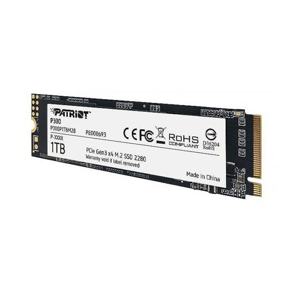 حافظه SSD اینترنال پاتریوت مدل P300 M.2 PCIe Gen 3 x4 ظرفیت 1ترابایت