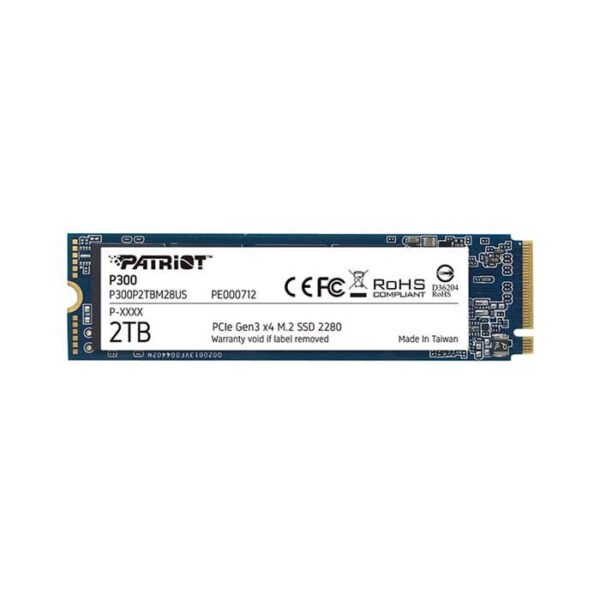 حافظه SSD اینترنال پاتریوت مدل P300 M.2 PCIe Gen 3 x4 ظرفیت 2 ترابایت