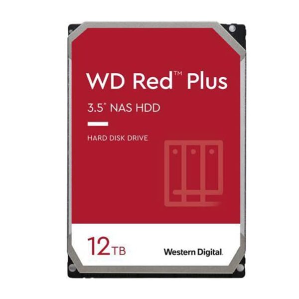 هارددیسک اینترنال وسترن دیجیتال سری Red Plus ظرفیت 12 ترابایت