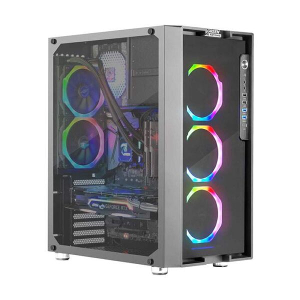 کیس کامپیوتر گرین مدل Z6 ARTEMIS RGB