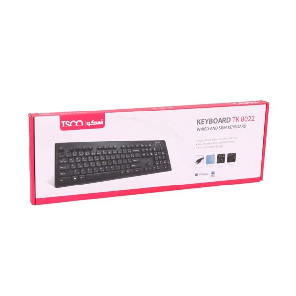کیبورد تسکو مدل TK 8022 با حروف فارسی