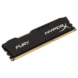 رم دسکتاپ DDR4 تک کاناله 3200 مگاهرتز CL18 کینگستون HyperX Fury Black ظرفیت 16 گیگابایت