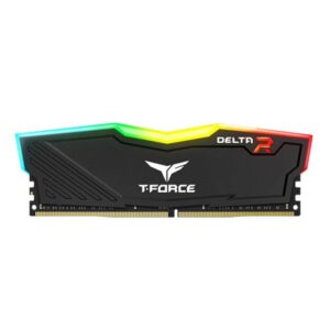 رم کامپیوتر DDR4 تک کاناله 3200 مگاهرتز CL16 تیم گروپ DELTA RGB ظرفیت 16 گیگابایت