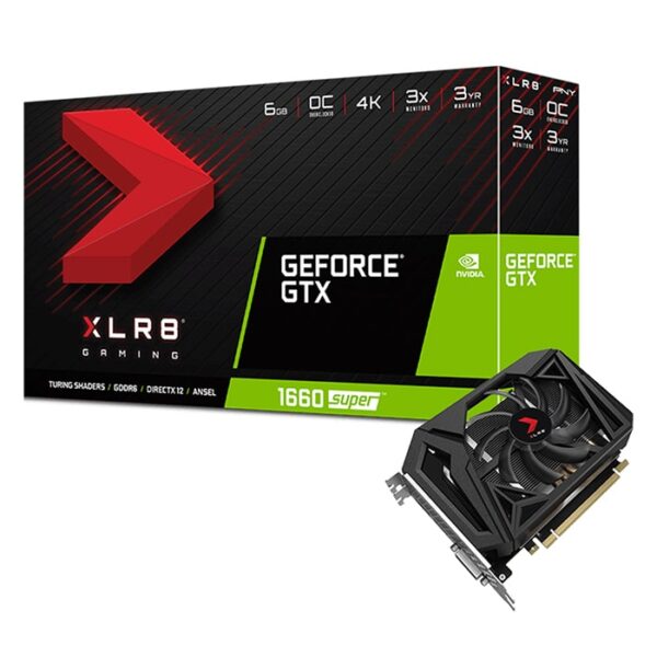 کارت گرافیک پی ان وای GeForce GTX 1660 SUPER XLR8 Gaming OC حافظه 6 گیگابایت