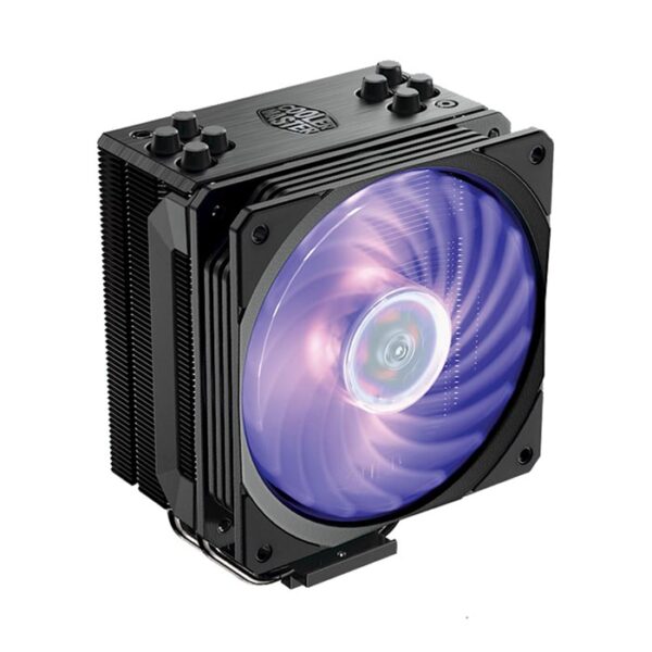 فن پردازنده RGB کولر مستر همراه مایع خنک کننده مدل HYPER 212 RGB BLACK EDITION