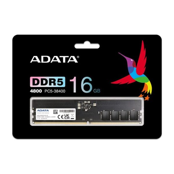 رم ای دیتا Black 16GB 4800MHz CL40 DDR5
