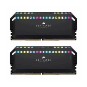 رم دوکاناله کامپیوتر کرسیر Dominator Platinum RGB DDR5 با حافظه 32 گیگابایت و فرکانس 5200 مگاهرتز