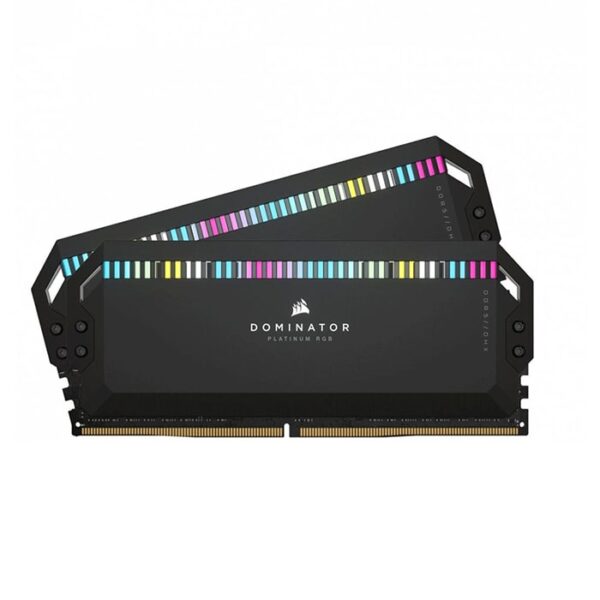 رم دوکاناله کامپیوتر کرسیر Dominator Platinum RGB DDR5 با حافظه 32 گیگابایت و فرکانس 5200 مگاهرتز