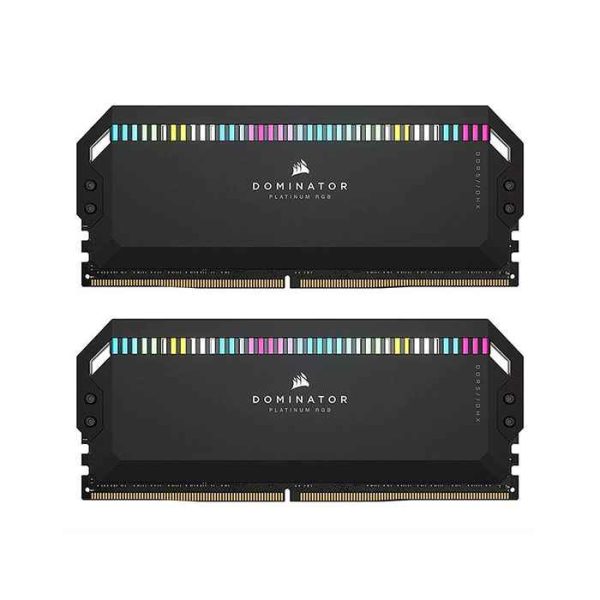 رم دوکاناله دسکتاپ کرسیر سری Dominator Platinum RGB با ظرفیت (32GBx2)64 گیگابایت و فرکانس 5200 گیگاهرتز