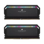 رم کورسیر DOMINATOR PLATINUM RGB 64GB 32GBx2 6400MHz Cl32 DDR5