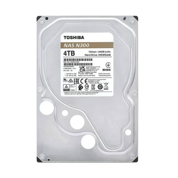 هارددیسک اینترنال توشیبا N300 ظرفیت 4 ترابایت
