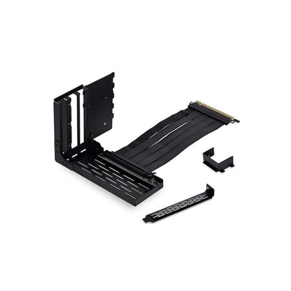 کابل و براکت نصب عمودی کارت گرافیک لیان لی UNIVERSAL PCI 4.0 Black