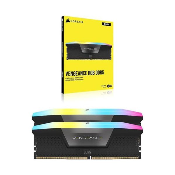 رم دسکتاپ کورسیر VENGEANCE RGB DDR5 دو کاناله 6600 مگاهرتز CL40 ظرفیت 96 گیگابایت
