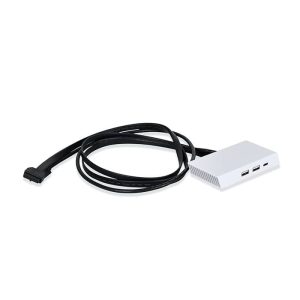 هاب کیس 3 پورت USB 3.0 و TYPE-C لیان لی O11DE-3XV2 White